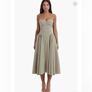 House of CB sold out Samaria Corset Fit & Flare Dress